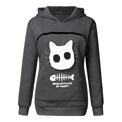 Cat Lovers Hoodie Kangaroo Dog Pet Paw Dropshipping Pullove