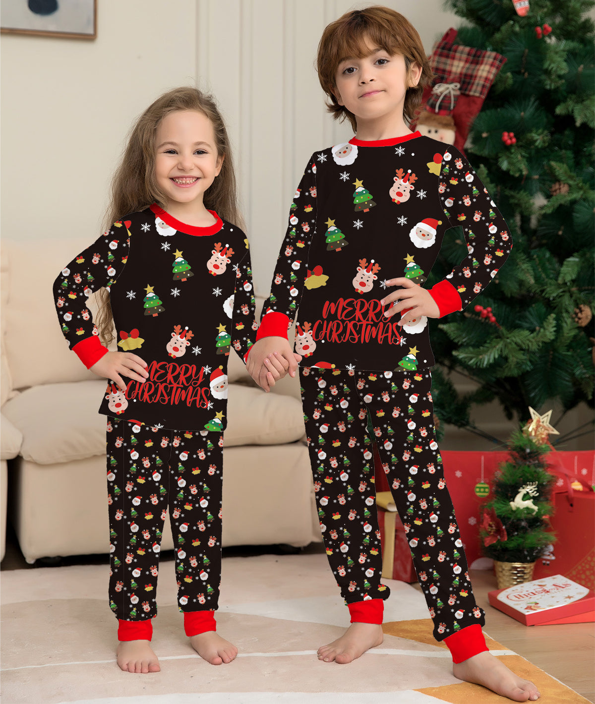 Family Christmas Matching Pajamas Set Christmas Pajamas for Family Christmas PJS Xmas Sleepwear