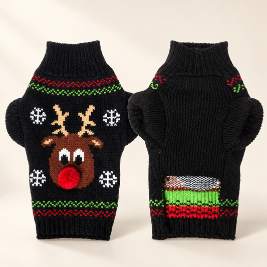 Rudolph Ugly Christmas Sweater for Dogs