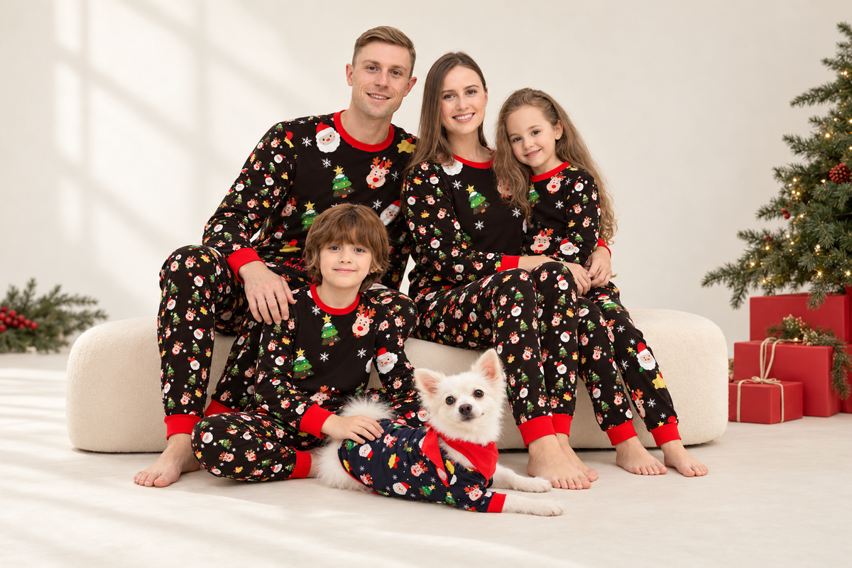 Matching Family & Dog Christmas Pajamas
