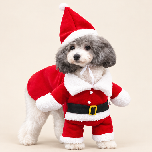 Walking Santa Costume for Dogs